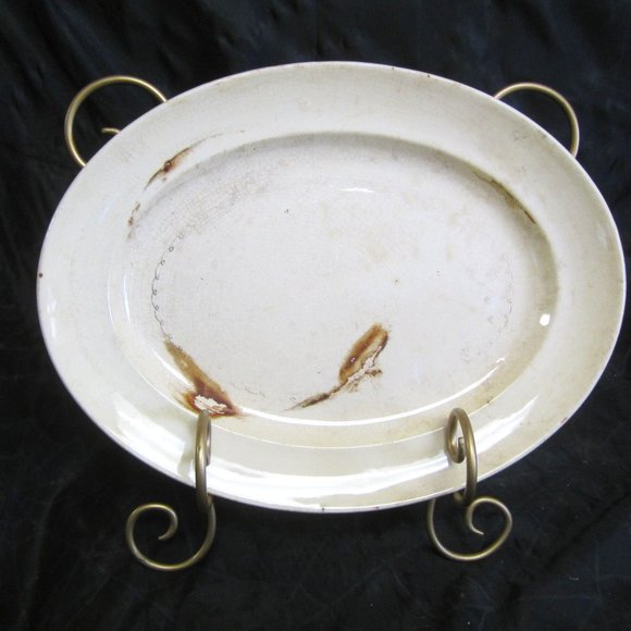RARE VTG 50'S THE PADEN CITY POTTERY CO. PLATTER K46, MADE IN USA - Picture 1 of 9